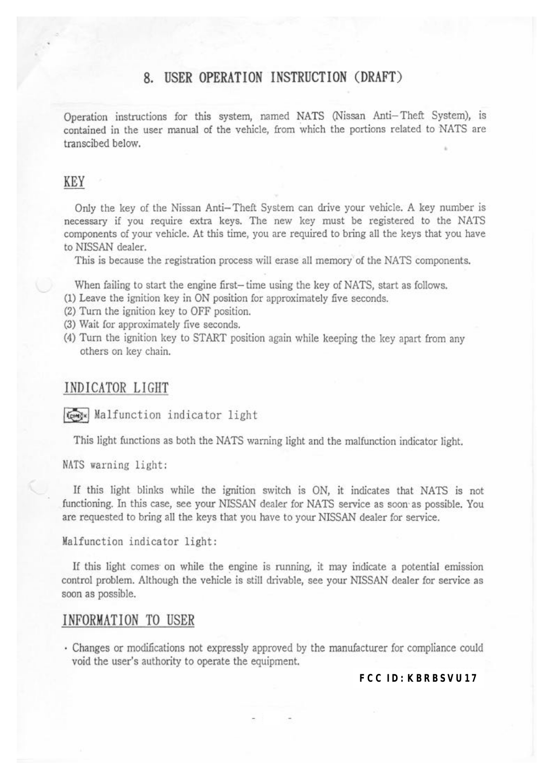 Marelli BSVU17 User Manual - ManualMachine.com