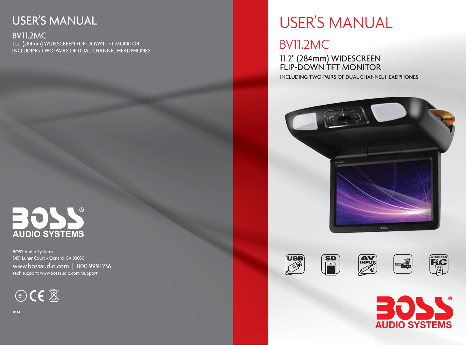 Boss Audio BV11.2MC User Manual