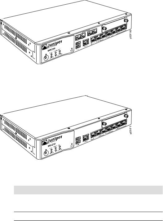 Juniper Networks SRX 210 User Manual