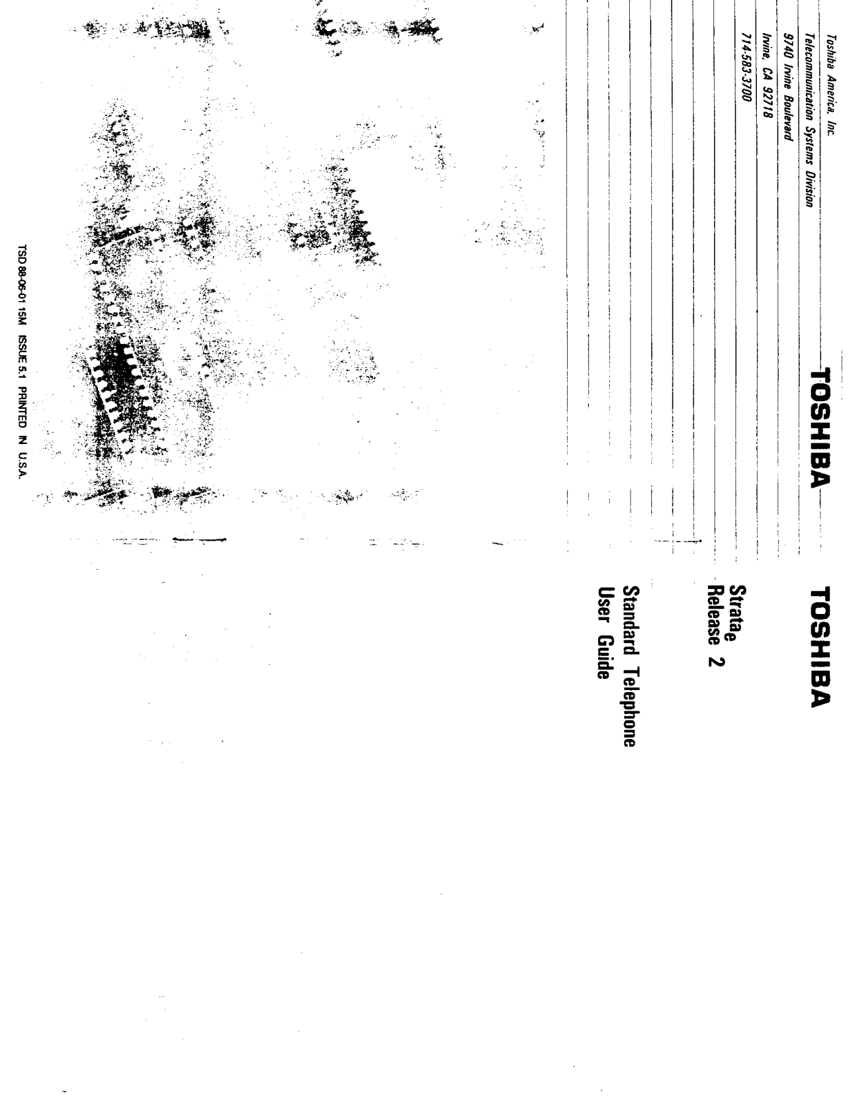 Toshiba Strata E R2 User Guide