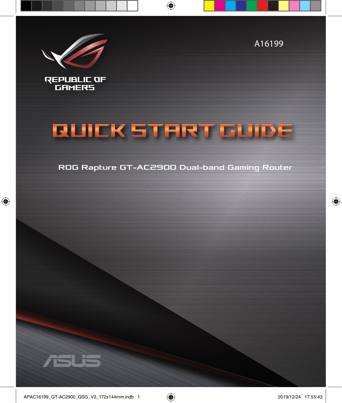 Asus GT-AC2900 Quick Installation Guide