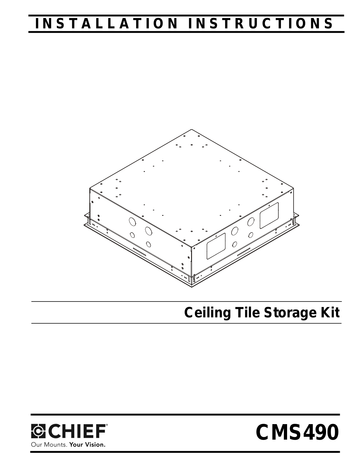 CHIEF CMS490 User Manual