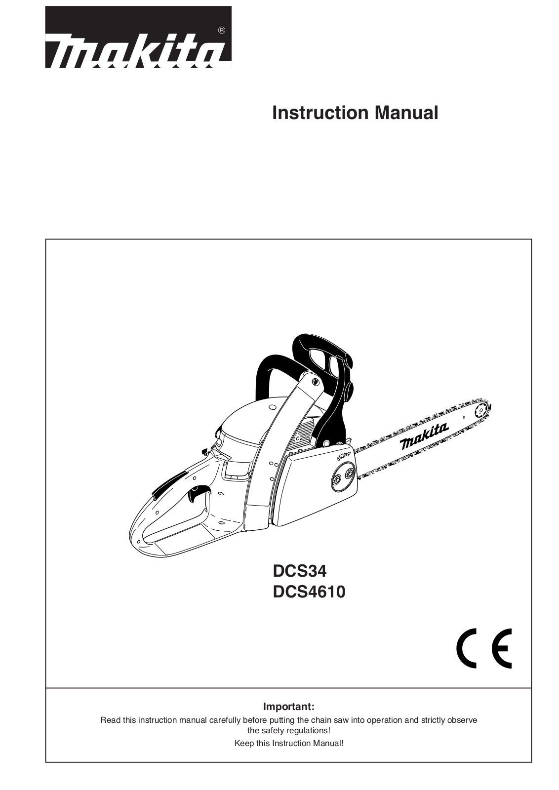 Makita DCS4610, DCS34 User Manual