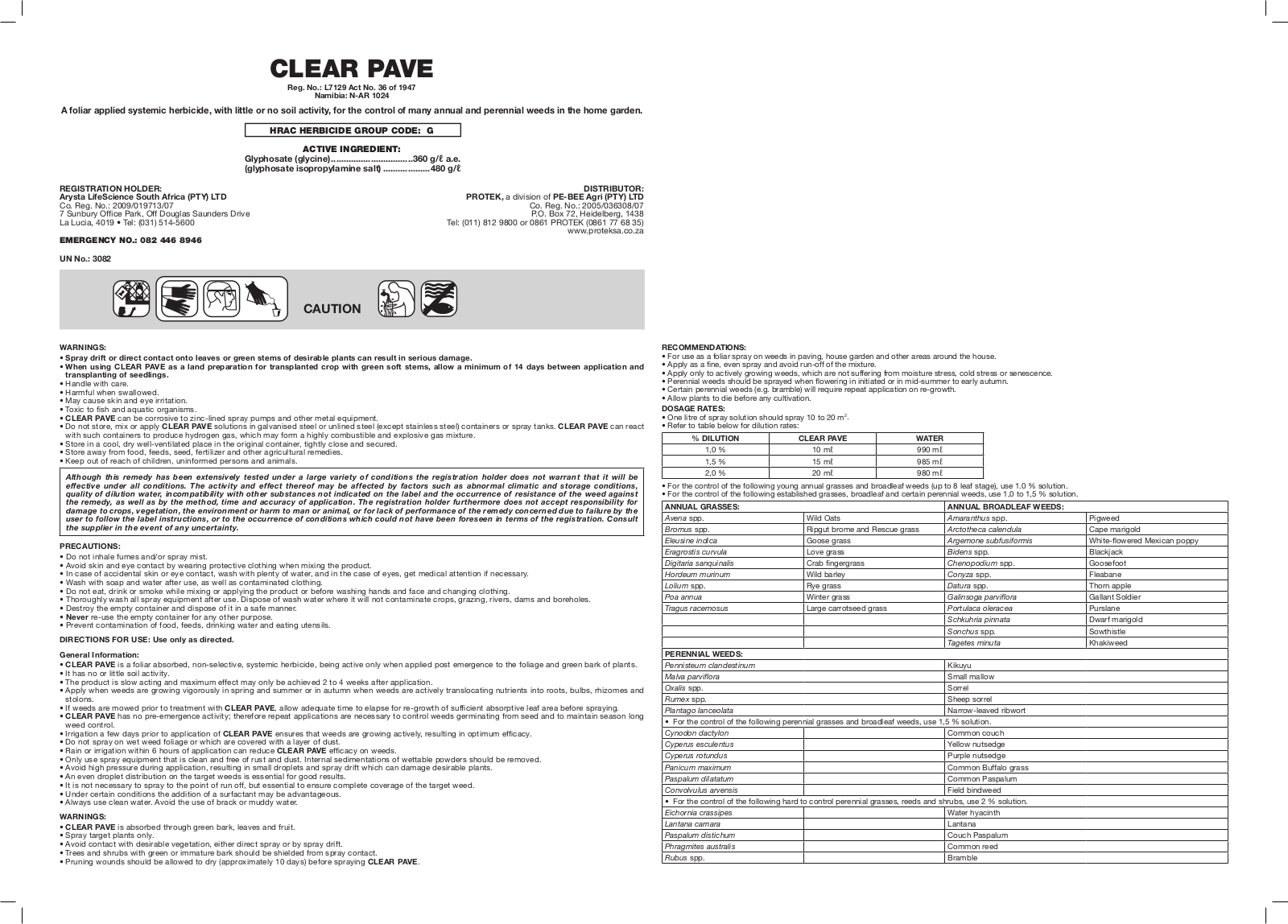 Protek SA Clear Pave Instructions