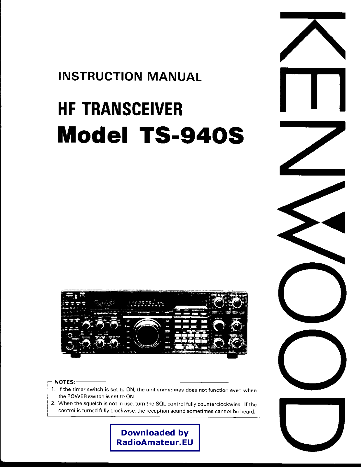 Kenwood TS-940S User Manual