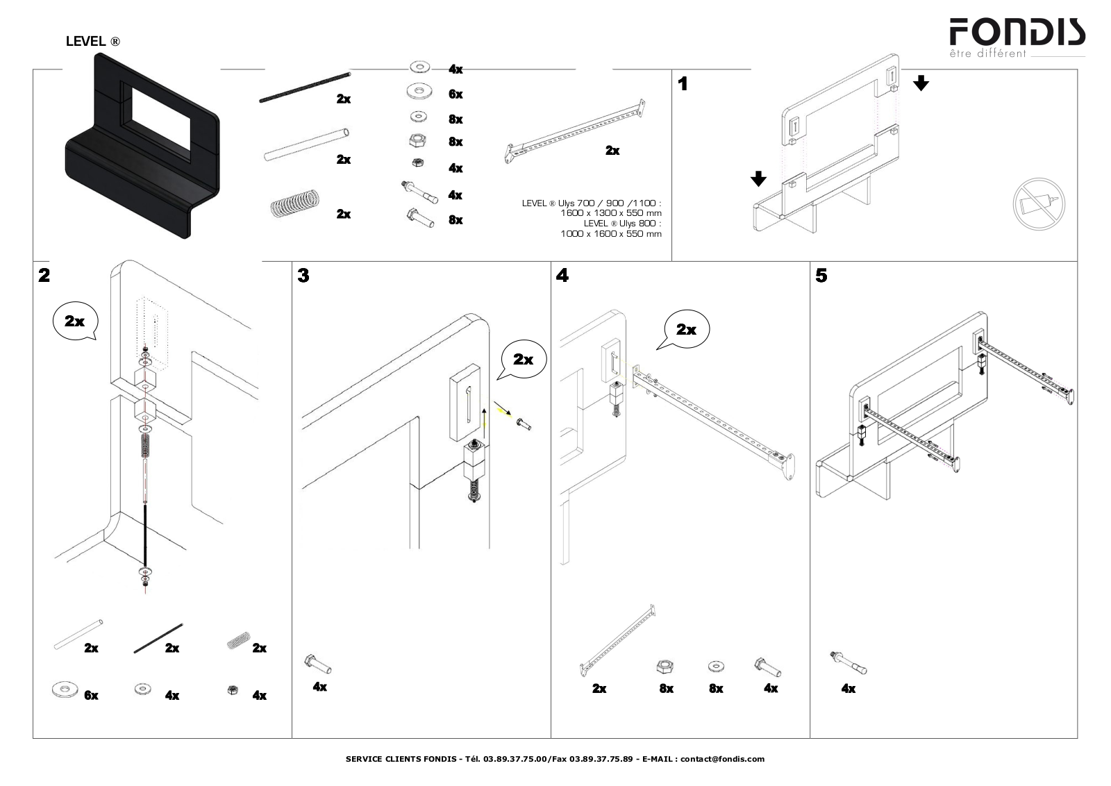 FONDIS LEVEL User Manual