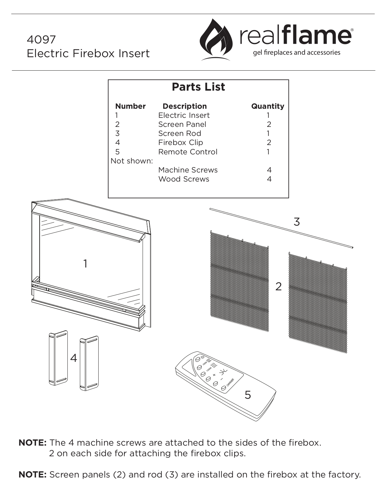 RealFlame 4097 User Manual