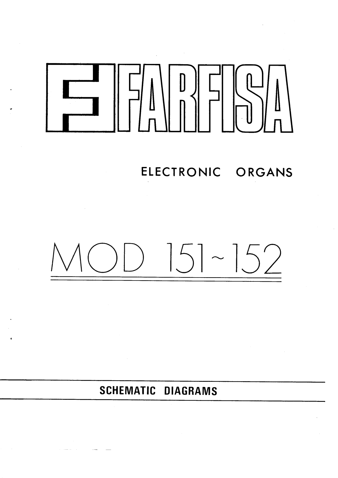 FARFISA 151, 152 SCHEMATIC