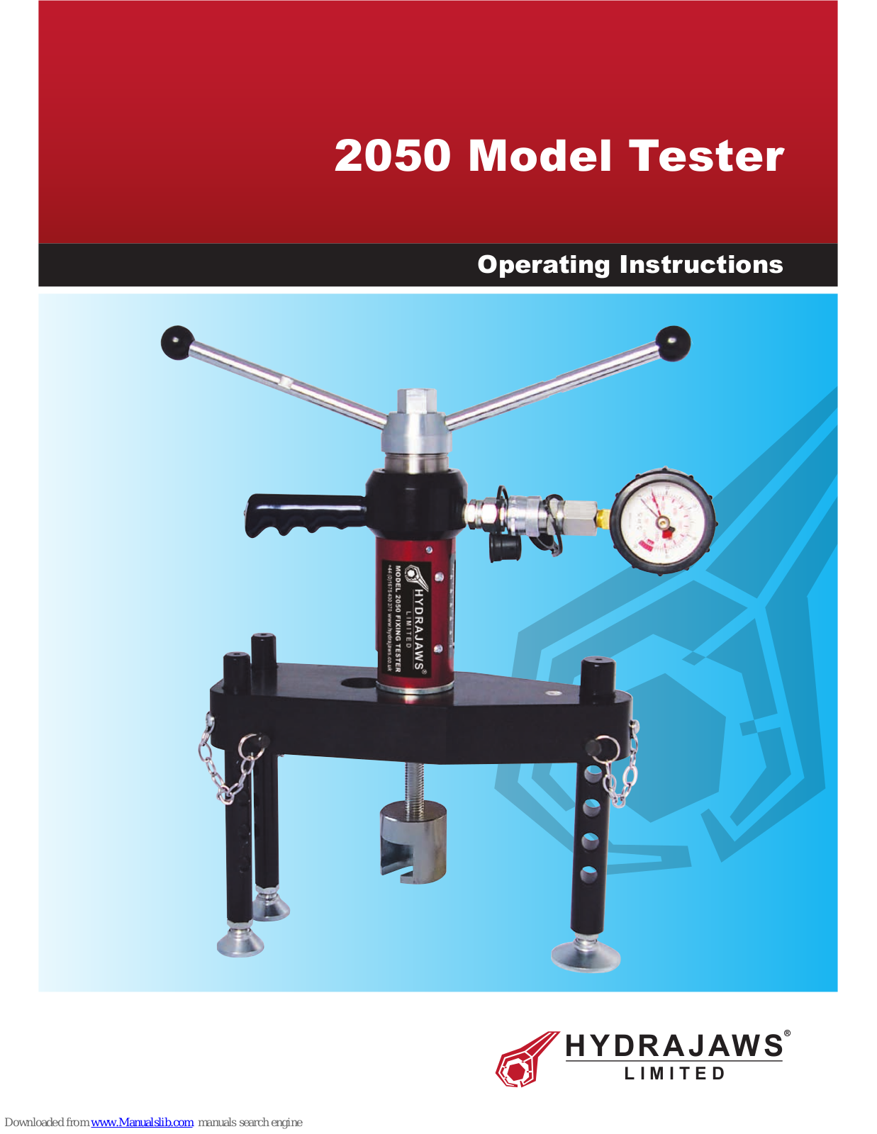 Hydrajaws 2050 Operating Instructions Manual