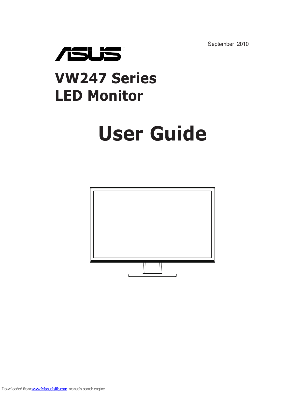 Asus VW247H, VW247T, VW247S, VW247D User Manual