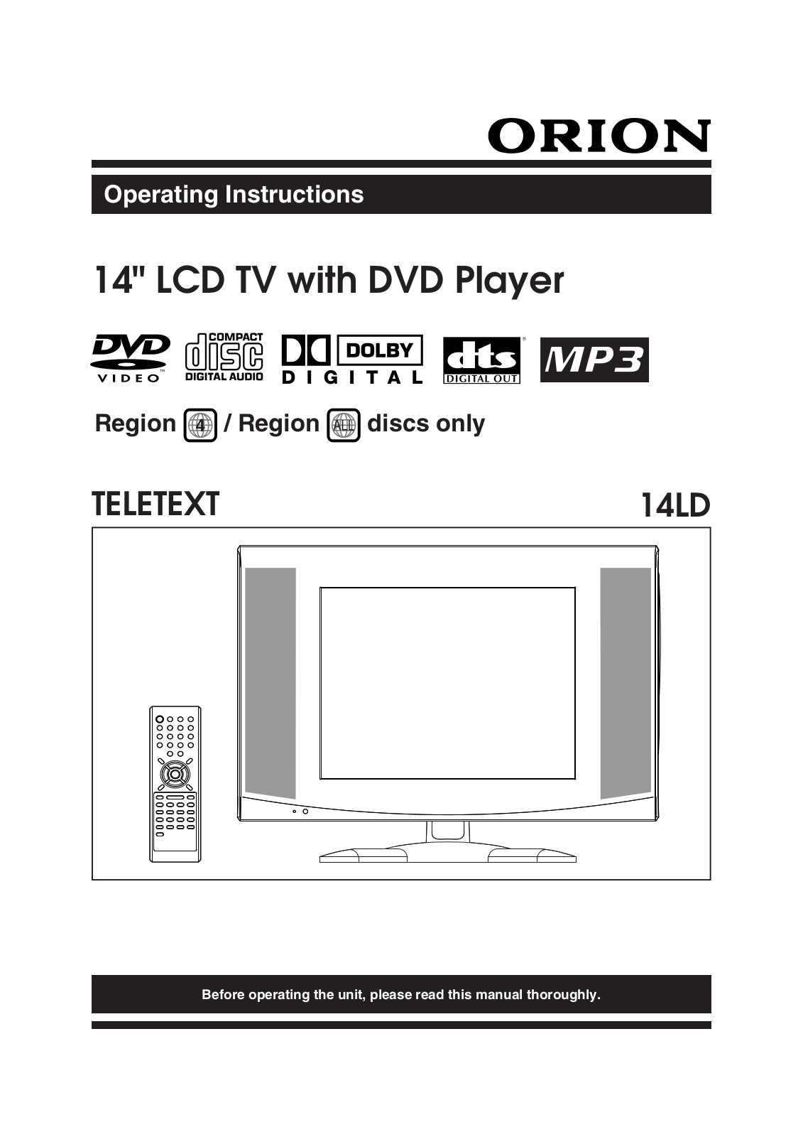 Orion 14LD User Manual