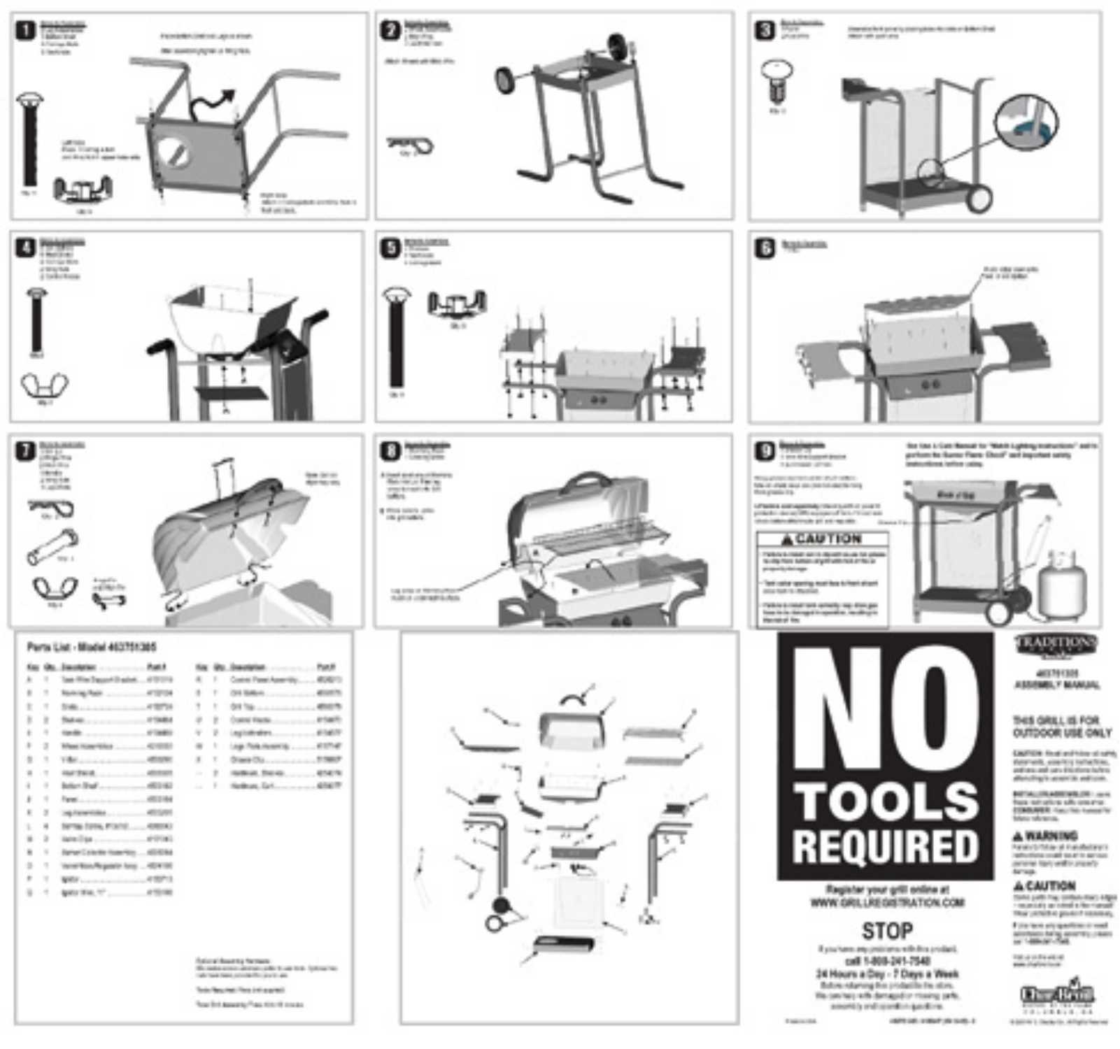 Charbroil 463751305 Owner's Manual