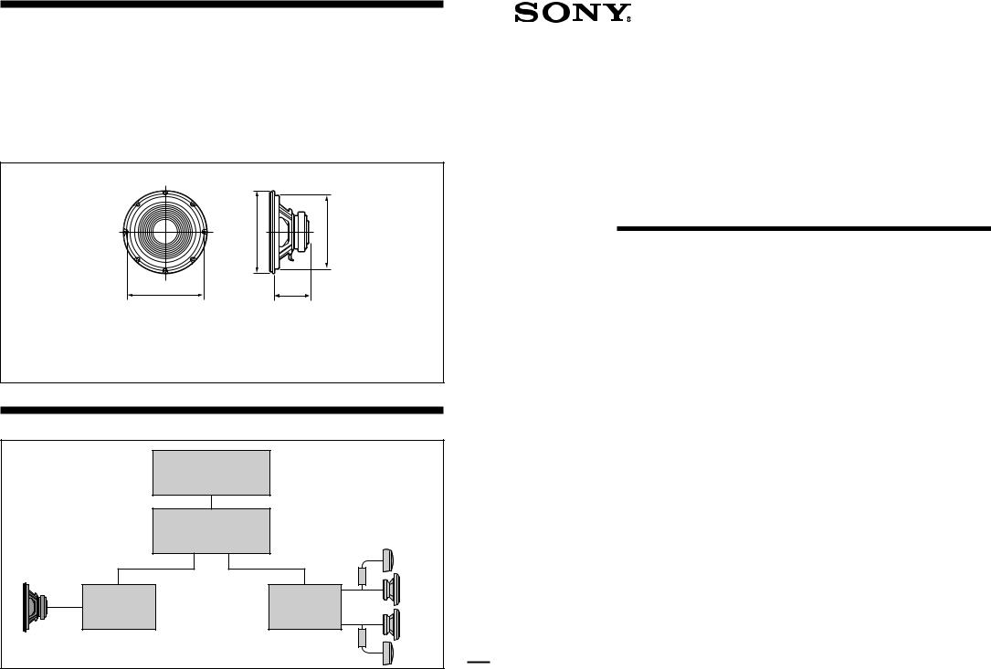 Sony XS-122X, XS-102X User Manual