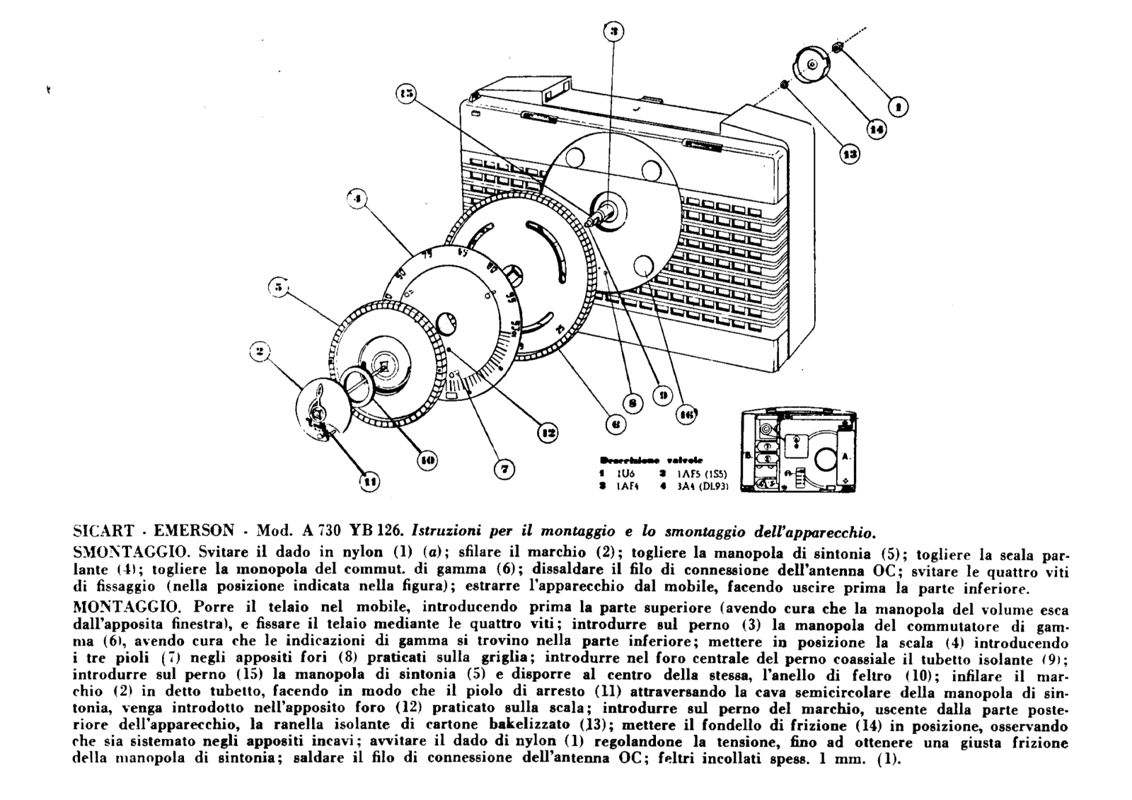 Sicart Emerson a730y, b126 schematic