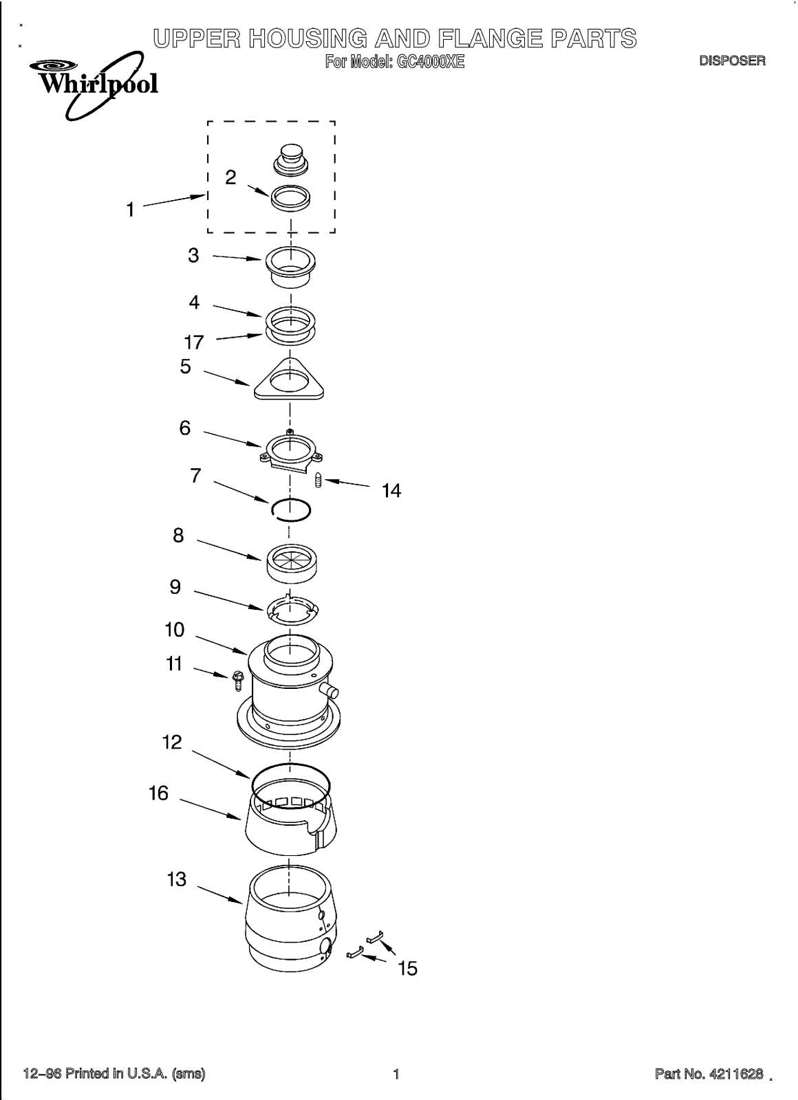 Whirlpool Gc4000xe Installation Template - ManualMachine.com