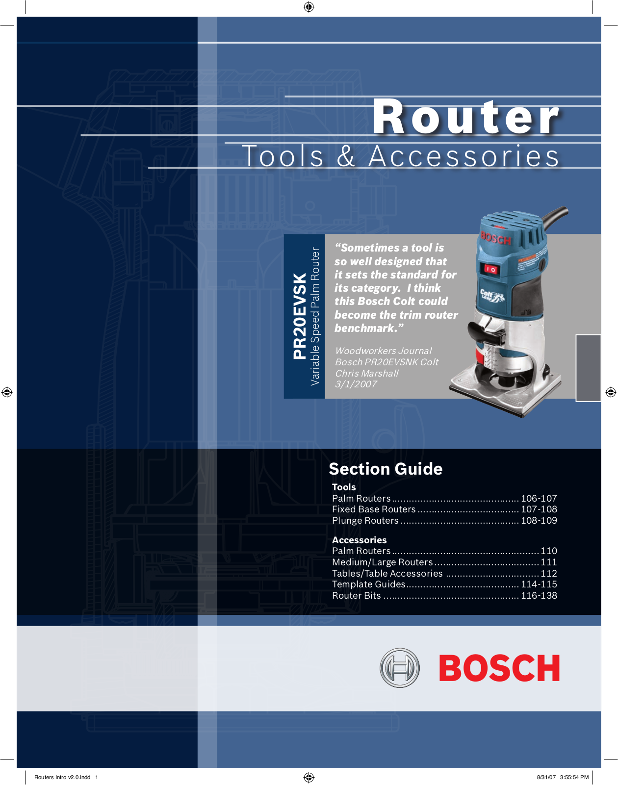 Bosch PR20EVSK User Manual