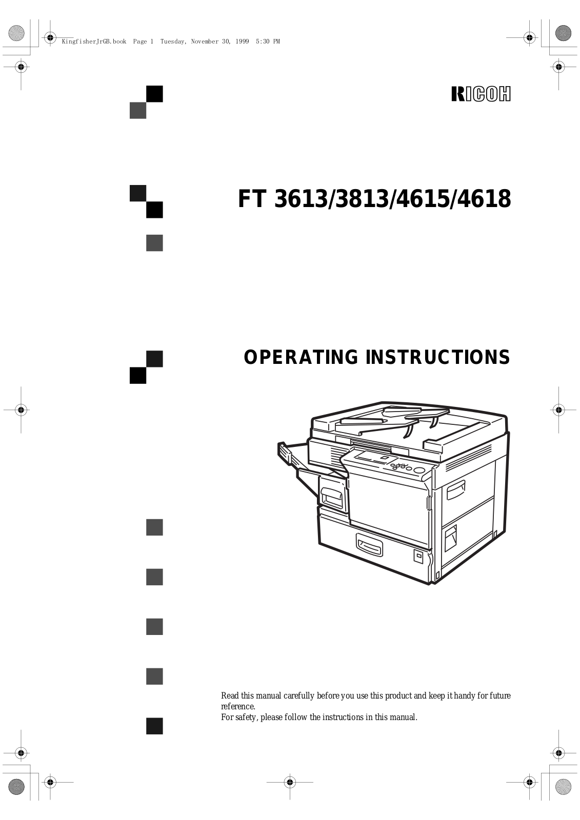 Ricoh ft 4015 INTRODUCTION o kf2 uk