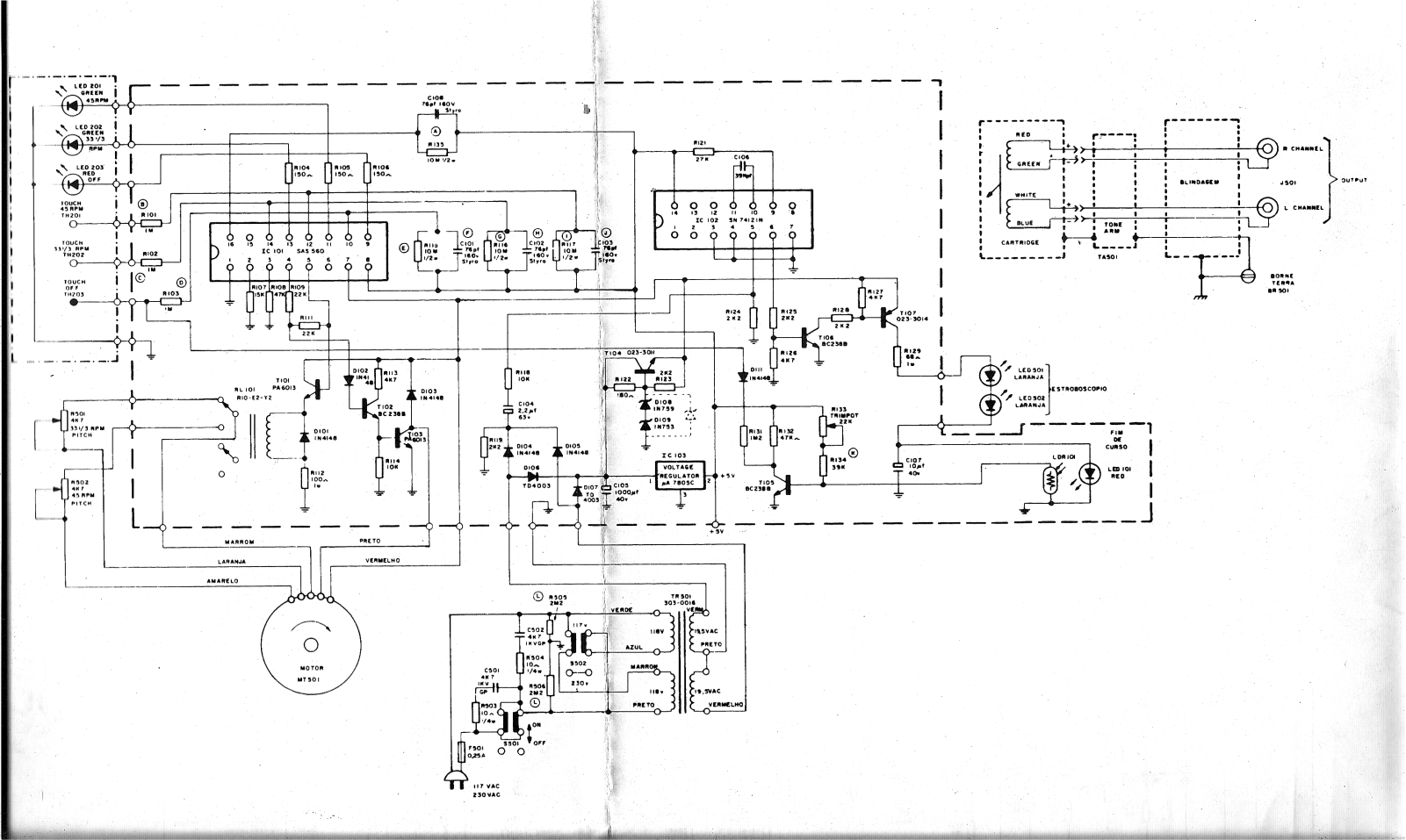 Polyvox TD 5000 Schematic