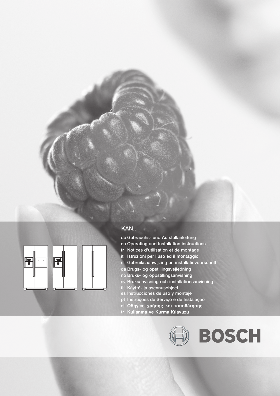 BOSCH KAN58A40 User Manual