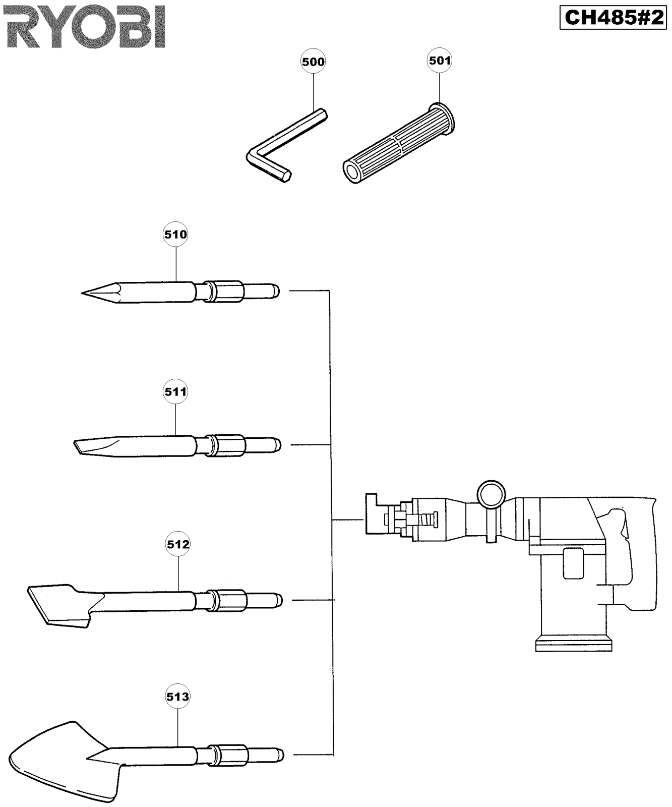 Ryobi CH485-2 User Manual