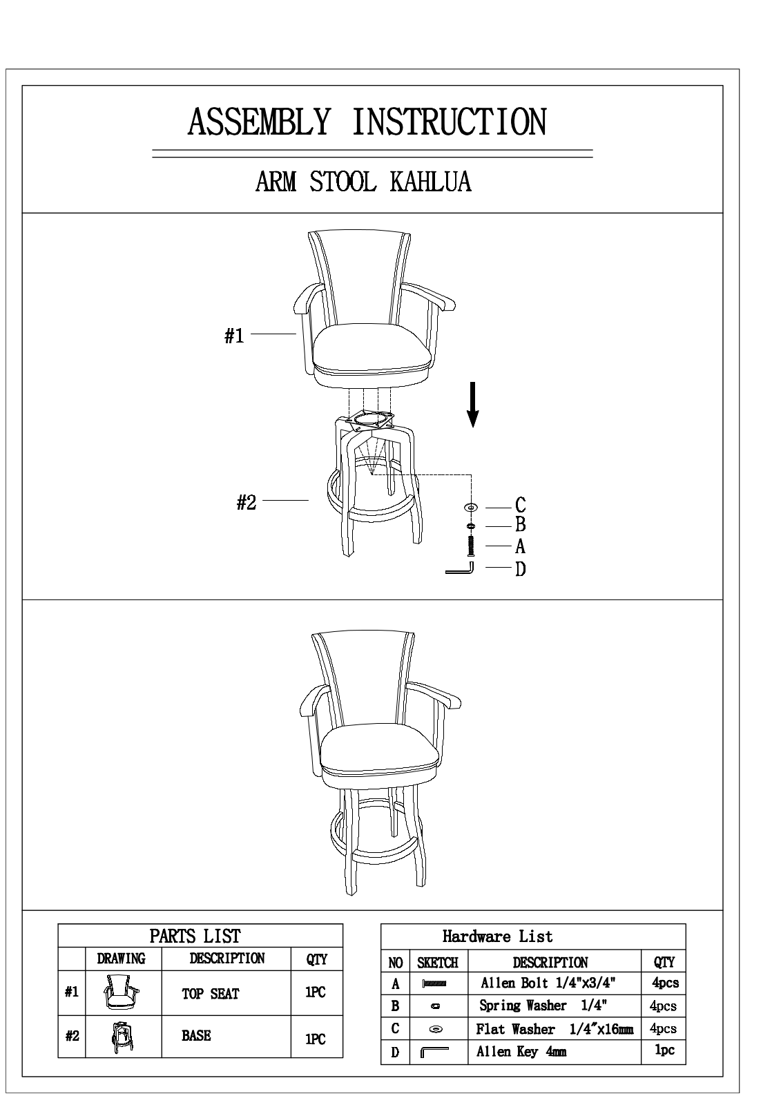 Alcott Hill ALCT9224 Assembly Instruction - ManualMachine.com
