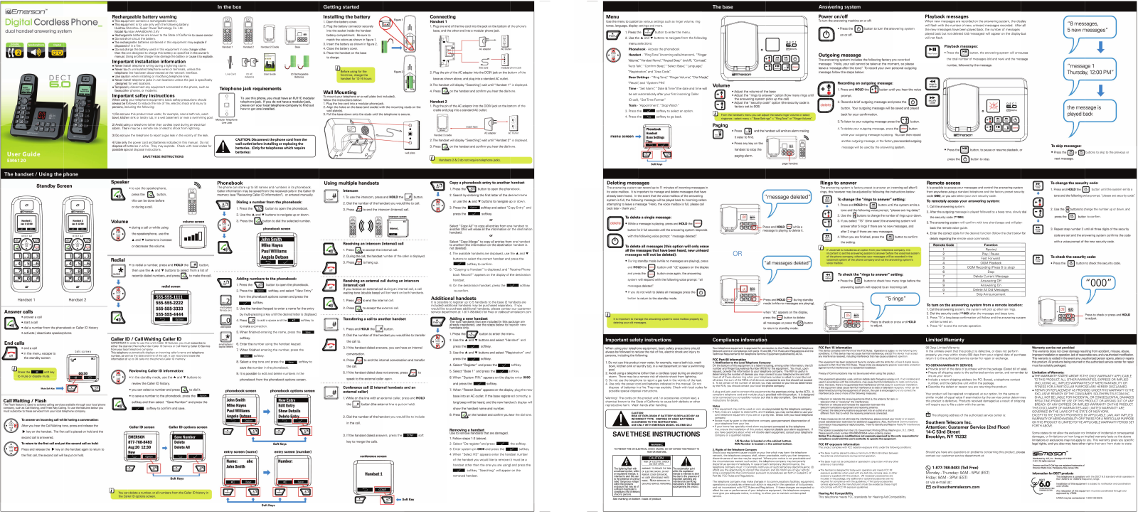 Emerson EM6120 User Manual