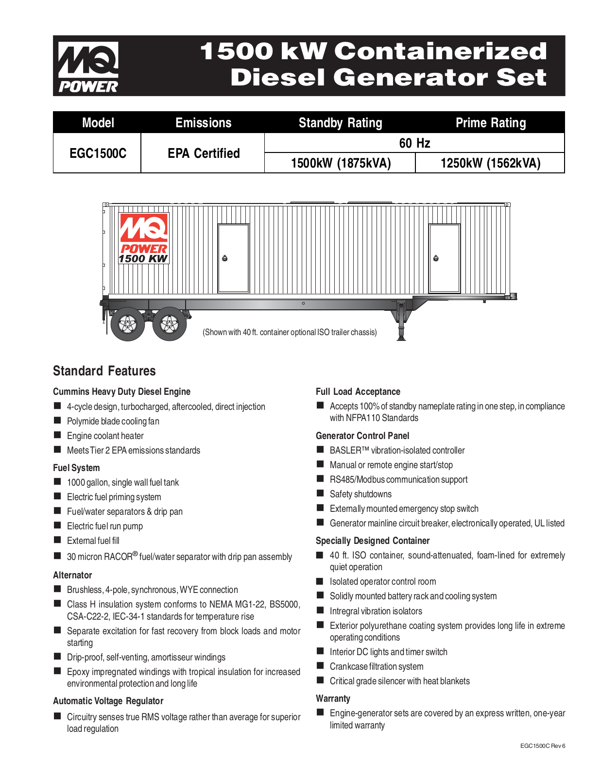 Multiquip EGC1500C User Manual