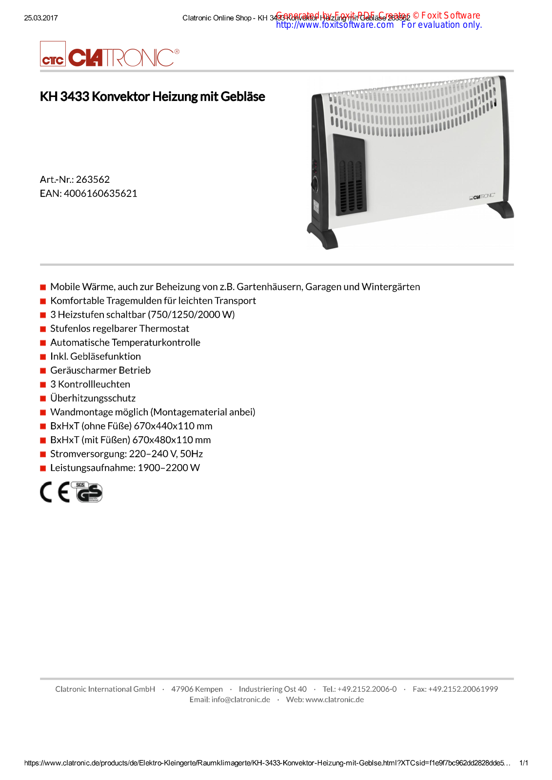 Clatronic KH 3433 Service Manual