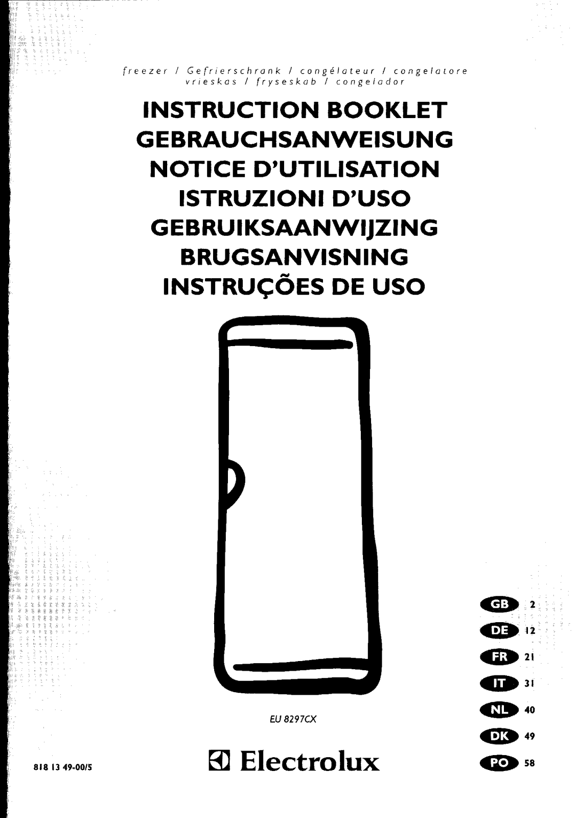 AEG EU8297CX User Manual