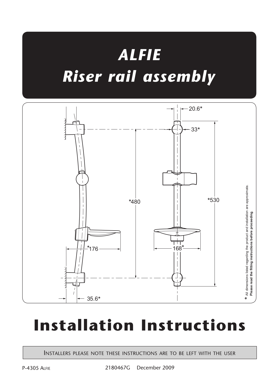 Triton Alfie Instruction manual