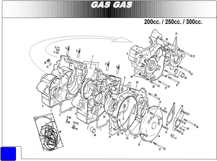 Gas gas EC-2T  2011 PART LIST