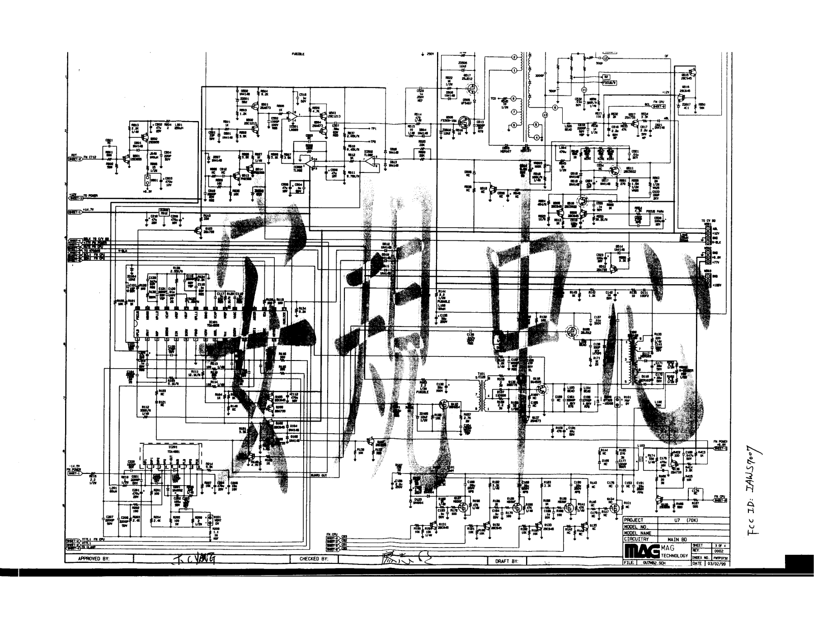 MAG IAWS7007 U7 Schematic