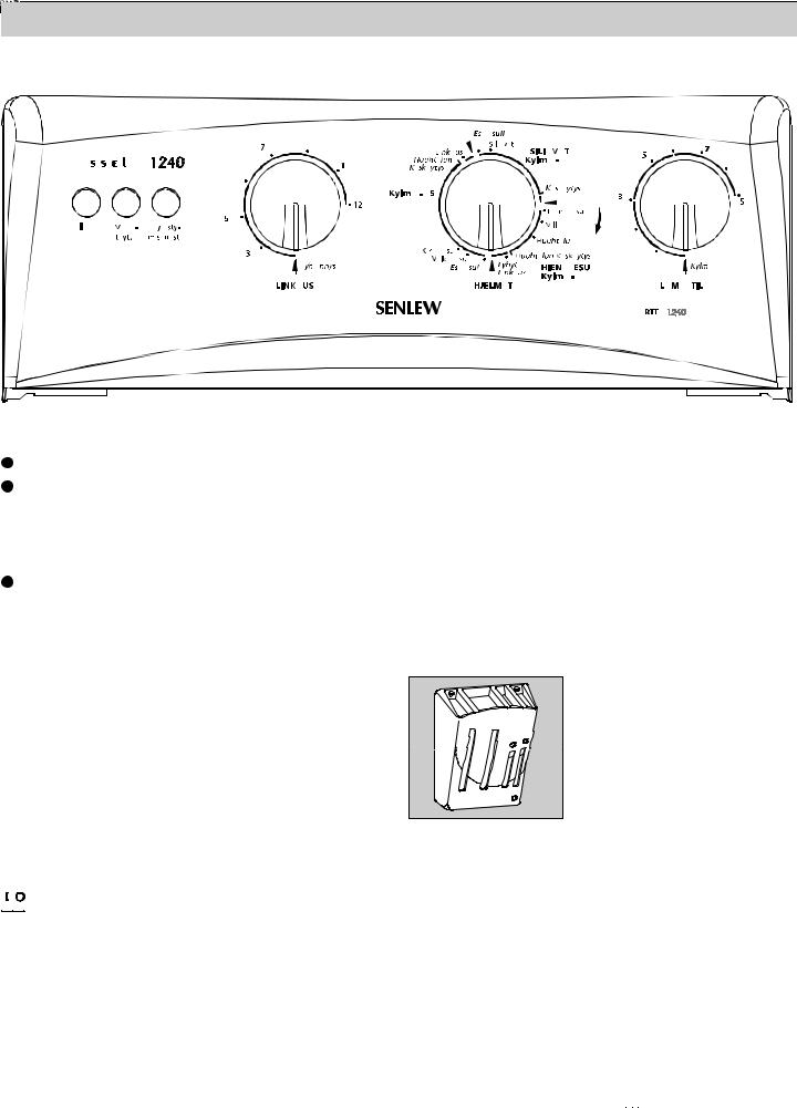 Rosenlew RTT1045, RTT1240 User Manual