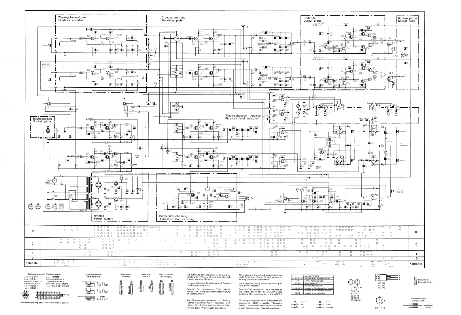 Uher SG-562 Schematic