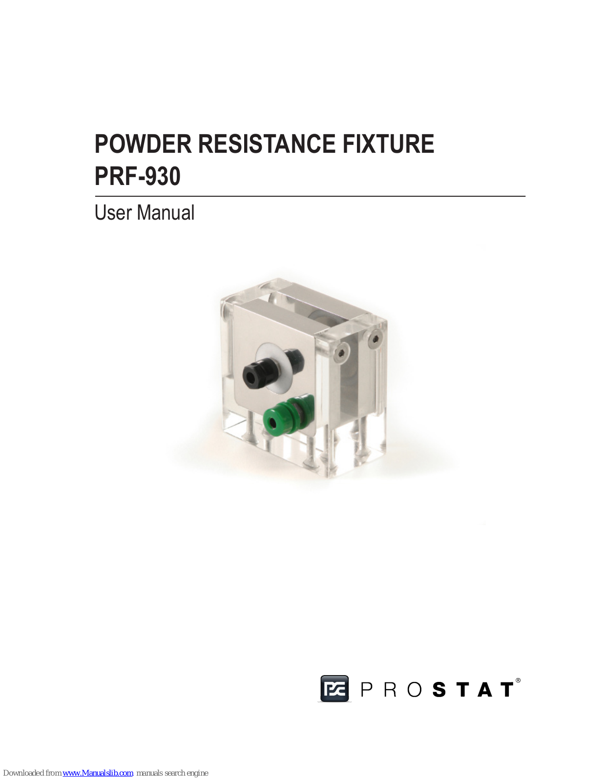 Prostat PRF-930 User Manual - ManualMachine.com
