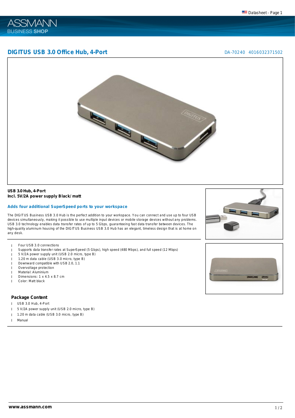 Digitus DA-70240 User Manual