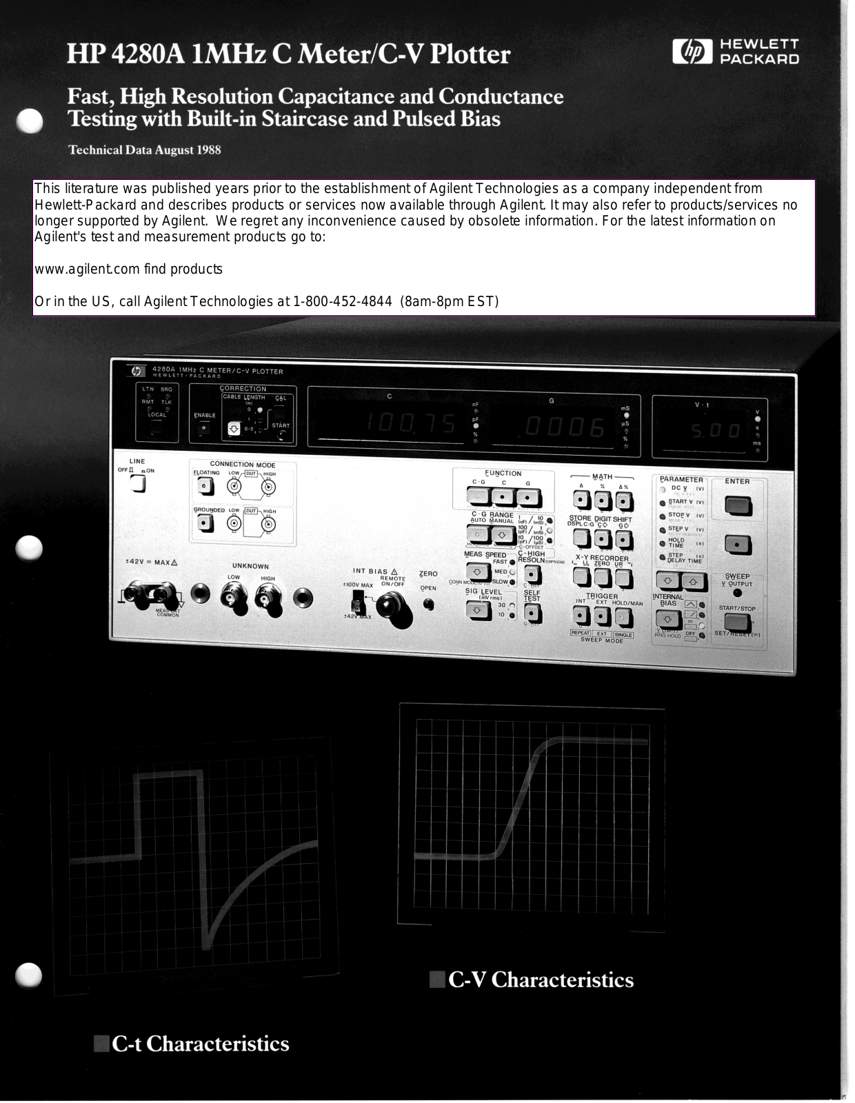 Agilent 4280A Data Sheet - ManualMachine.com