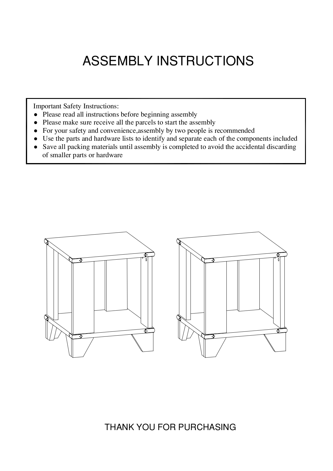 Sand & Stable W008011891 Assembly Instructions - ManualMachine.com