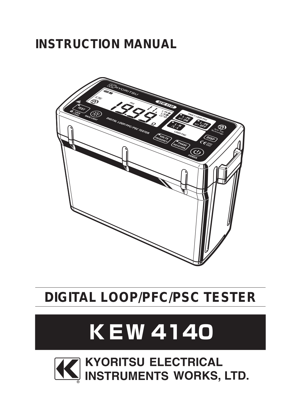 KYORITSU 4140 User Manual