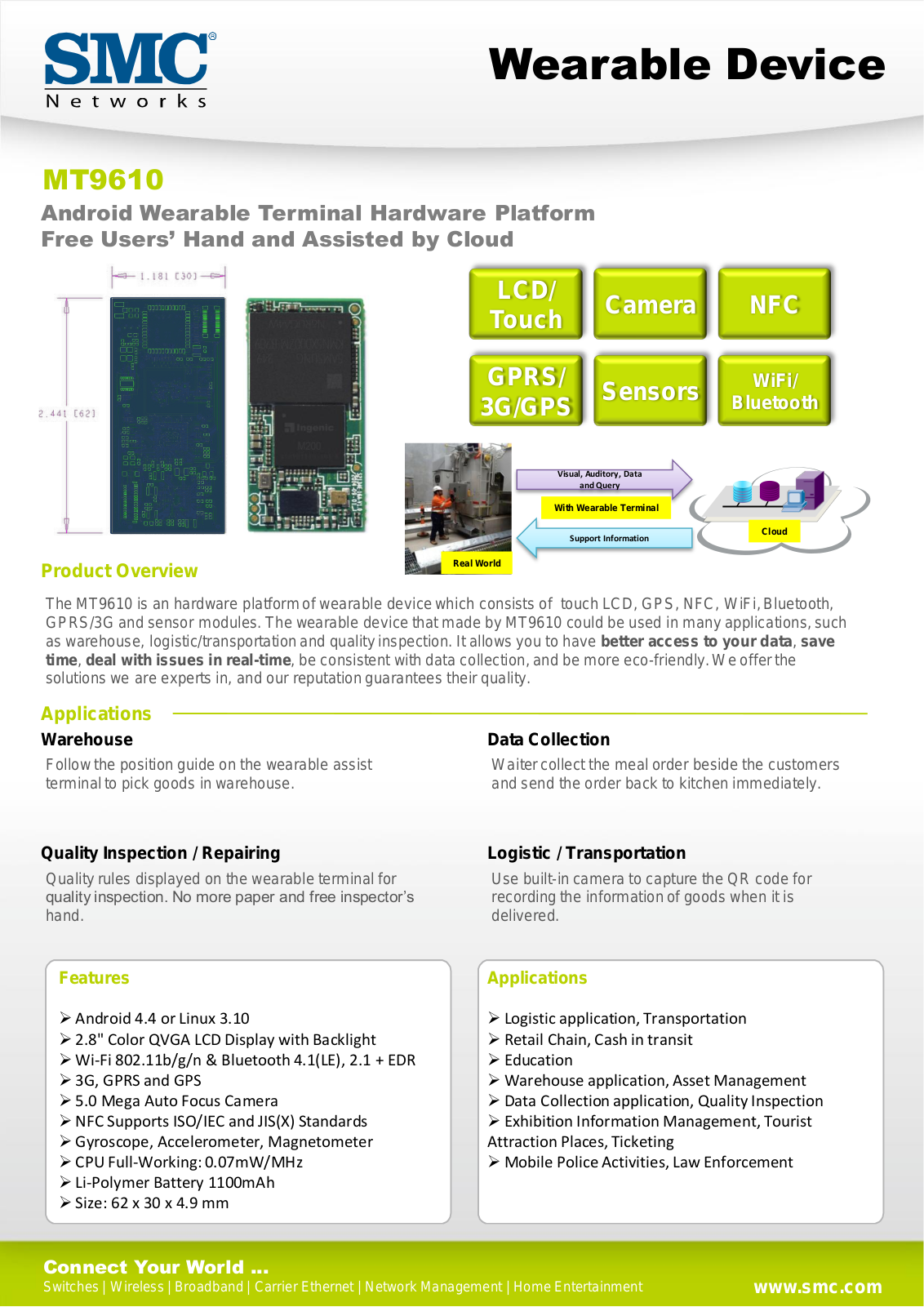 SMC Networks MT9610 Datasheet