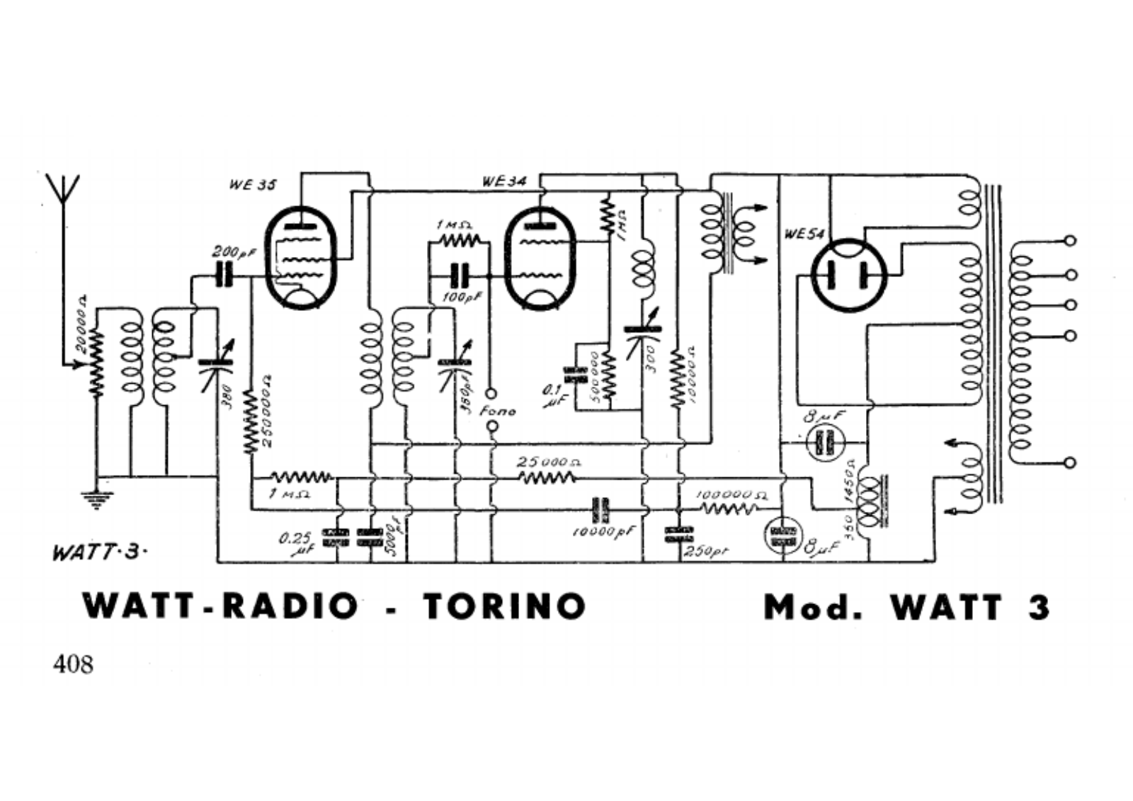 Watt Radio watt 3 schematic