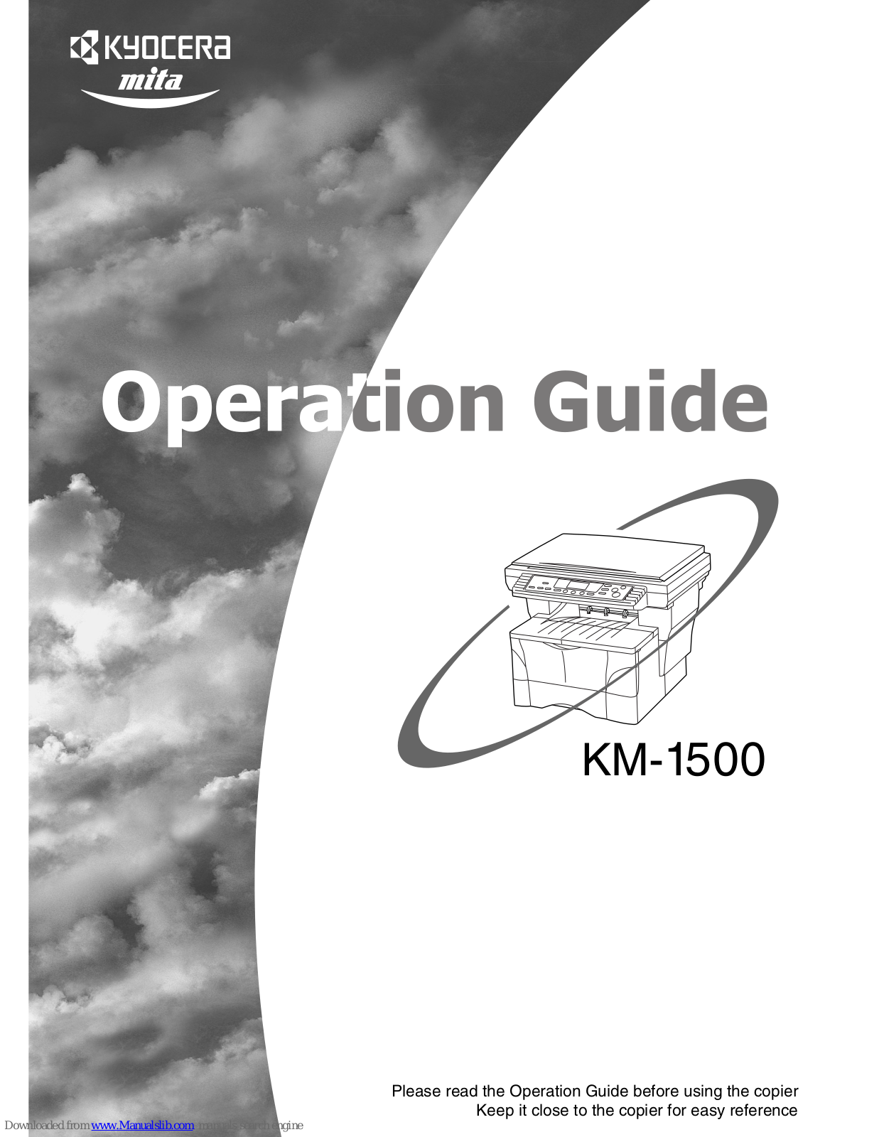 Kyocera Mita KM-1500 Operation Manual