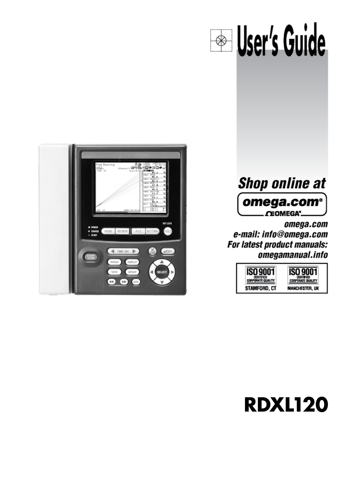 Omega Products RDXL120 Installation  Manual