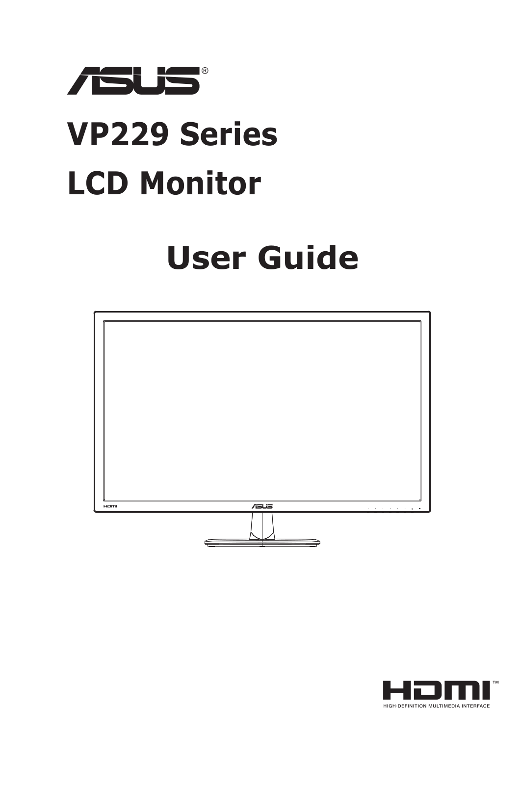 Asus VP229NA, VP229HA, VP229DA, VP229TA User Manual