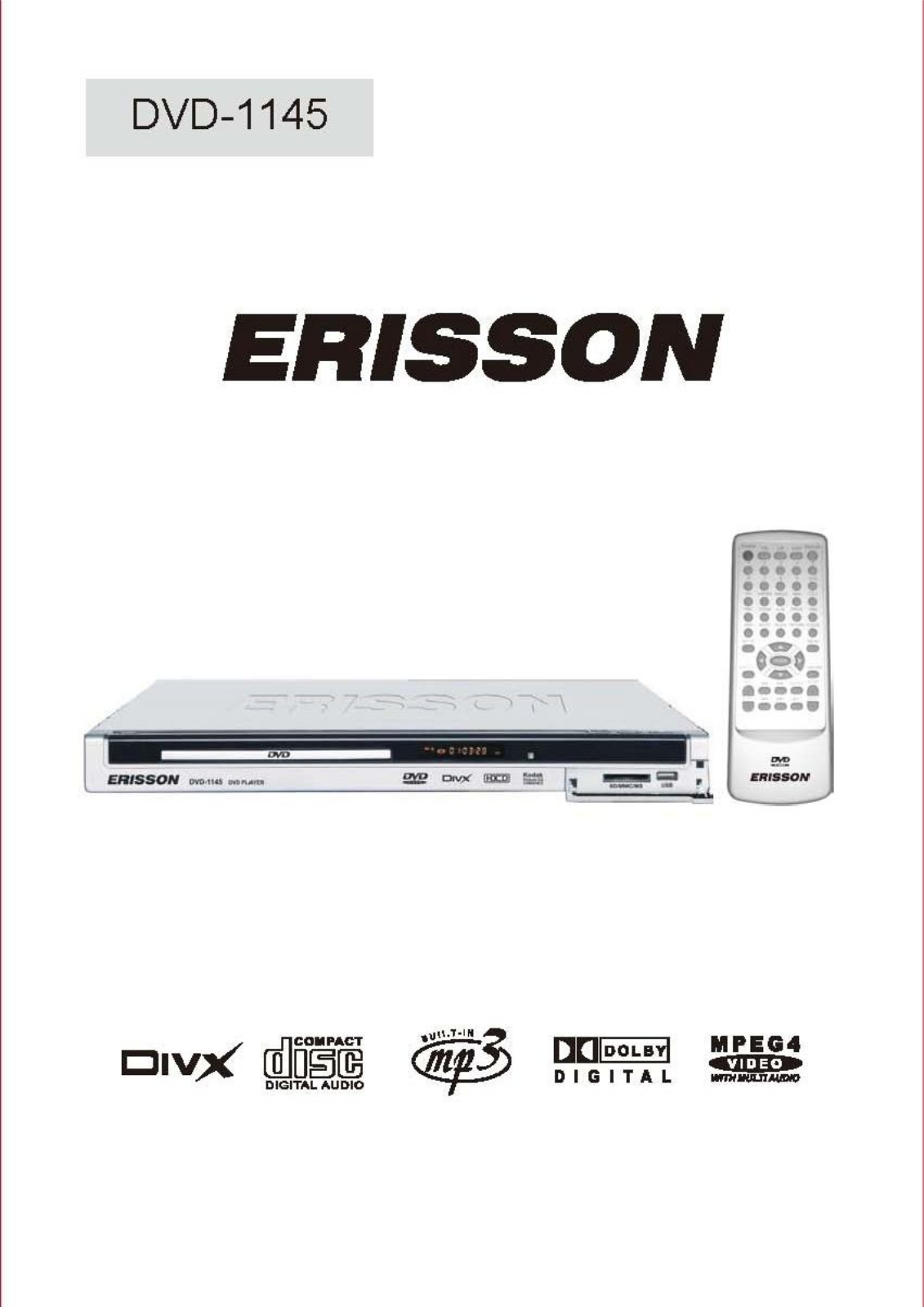 Erisson DVD-1145 User Manual