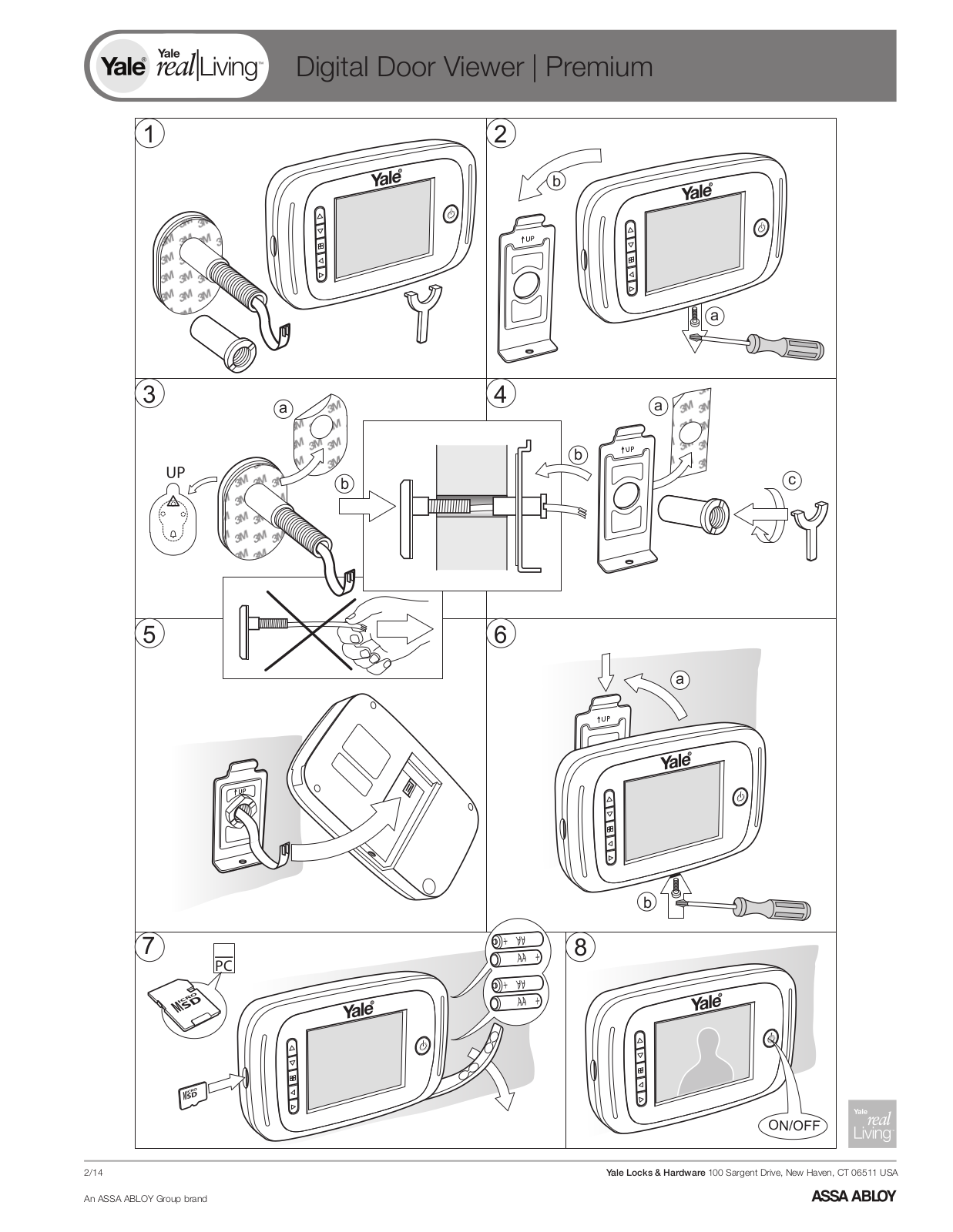 Yale Real Living Premium Digital User Manual