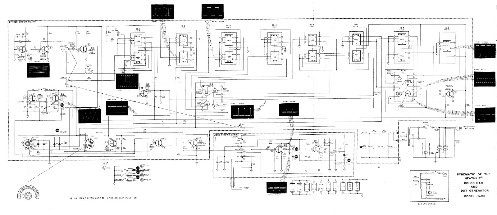 Heath Company IG-28 Schematic