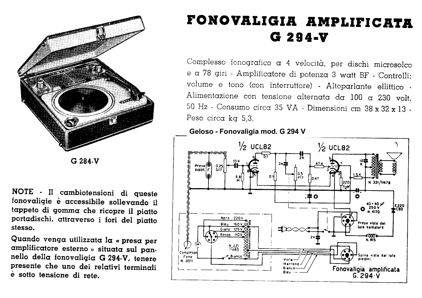 Geloso g294v schematic