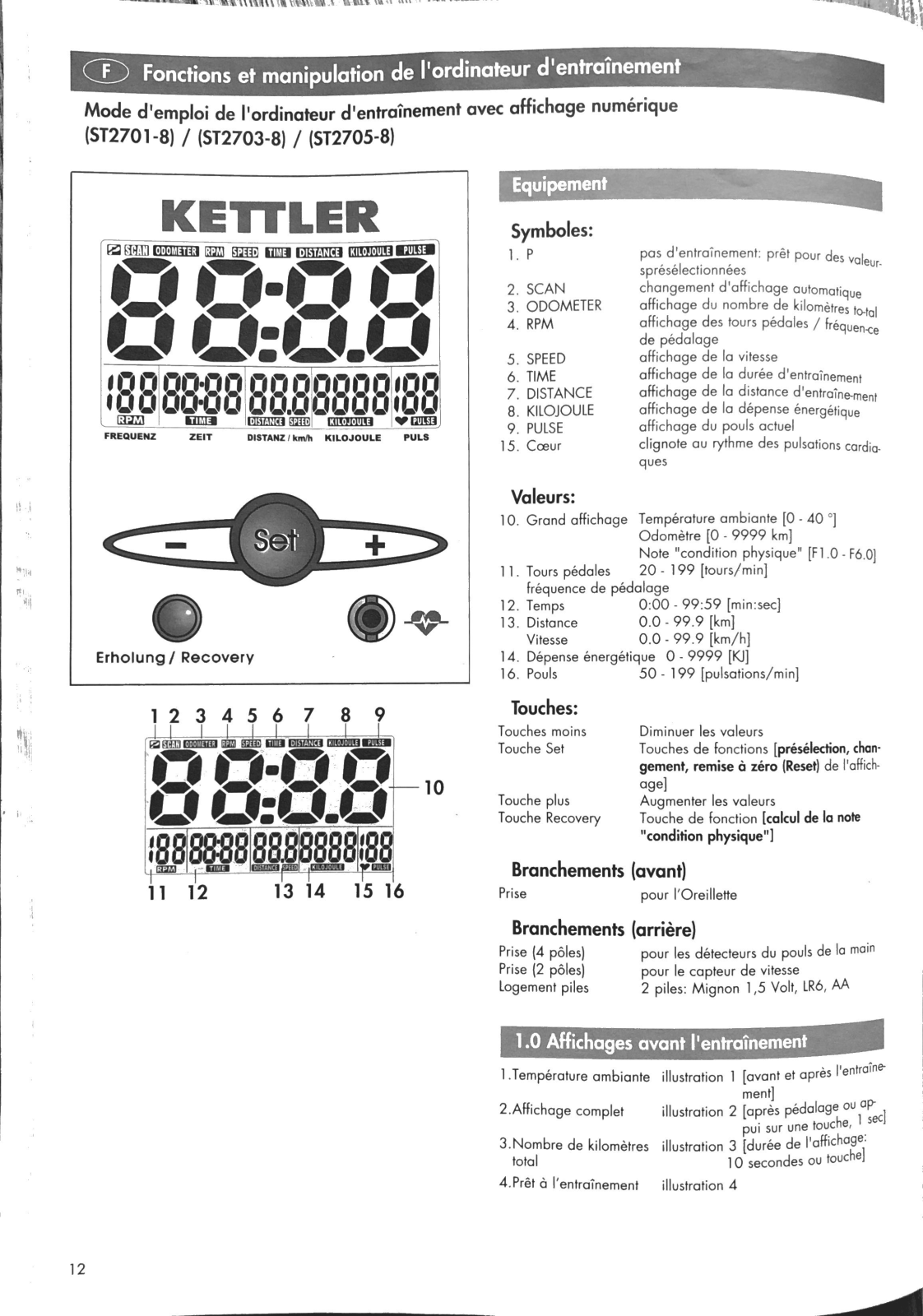 KETTLER Astro User Manual