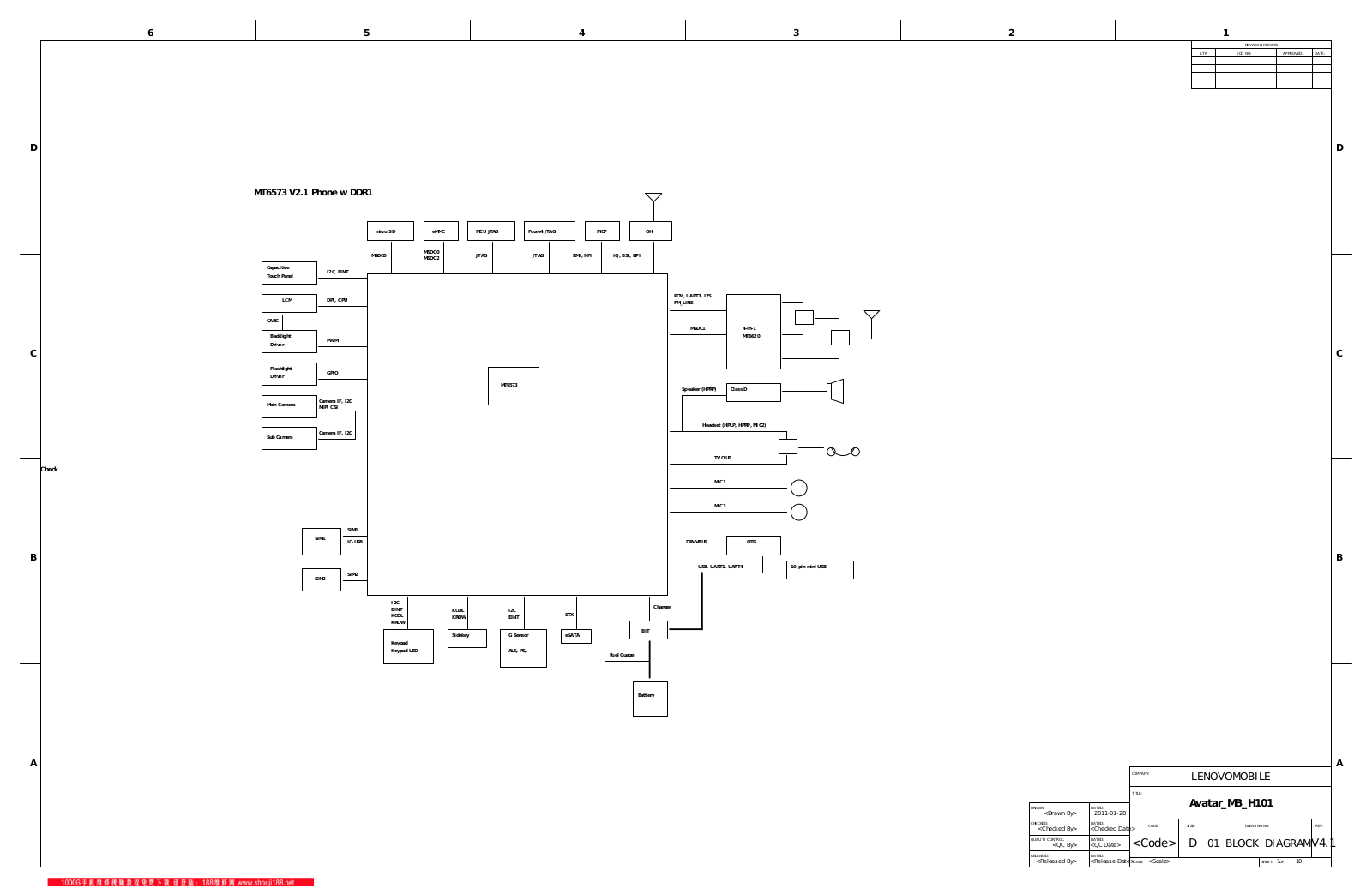 Lenovo A520 schematic diagram and service manual